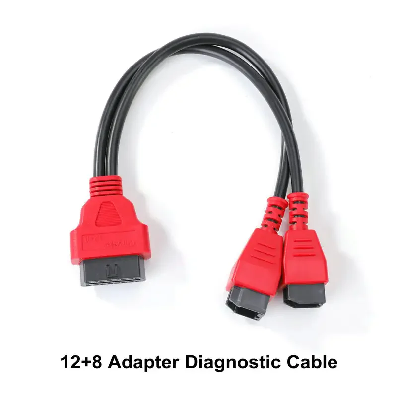 Car OBD 2 16 Pin To FCA 12-8 Bypass 12 8 Diagnostic Connector Interface Cable for Fiat Autel DS808 Ma C-hrysler J-eep