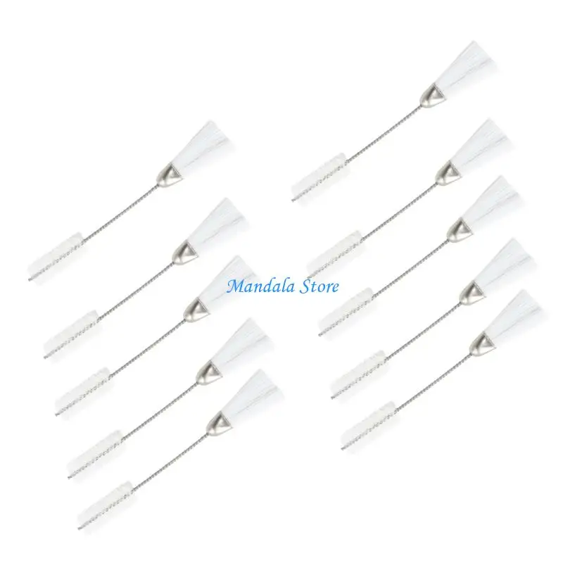 

U2JC 10Pcs Double Head Lint Brush Sewing Machine Lint Brush Double Ended Dust Brush