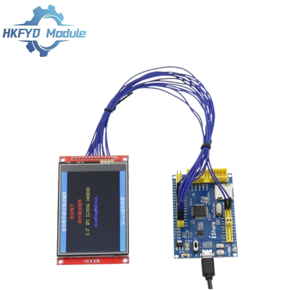 Módulo TFT LCD de 3,2 polegadas 240x320 SPI ILI9341 Tela 4 pinos IO