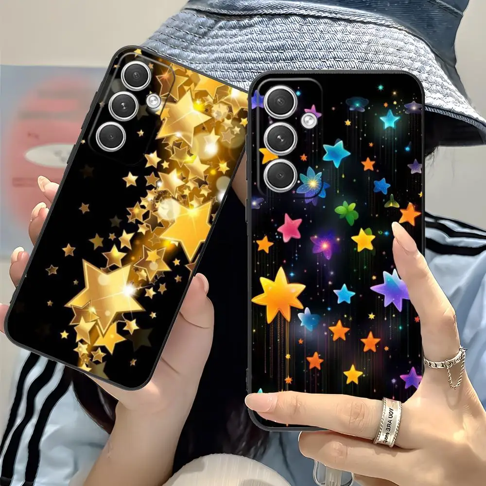 

Модный чехол для мобильного телефона Fashion Stars для Samsung Galaxy S26 S25 S24 S23 S22 S21 S20 Note20 Plus FE Ultra, красочный, роскошный