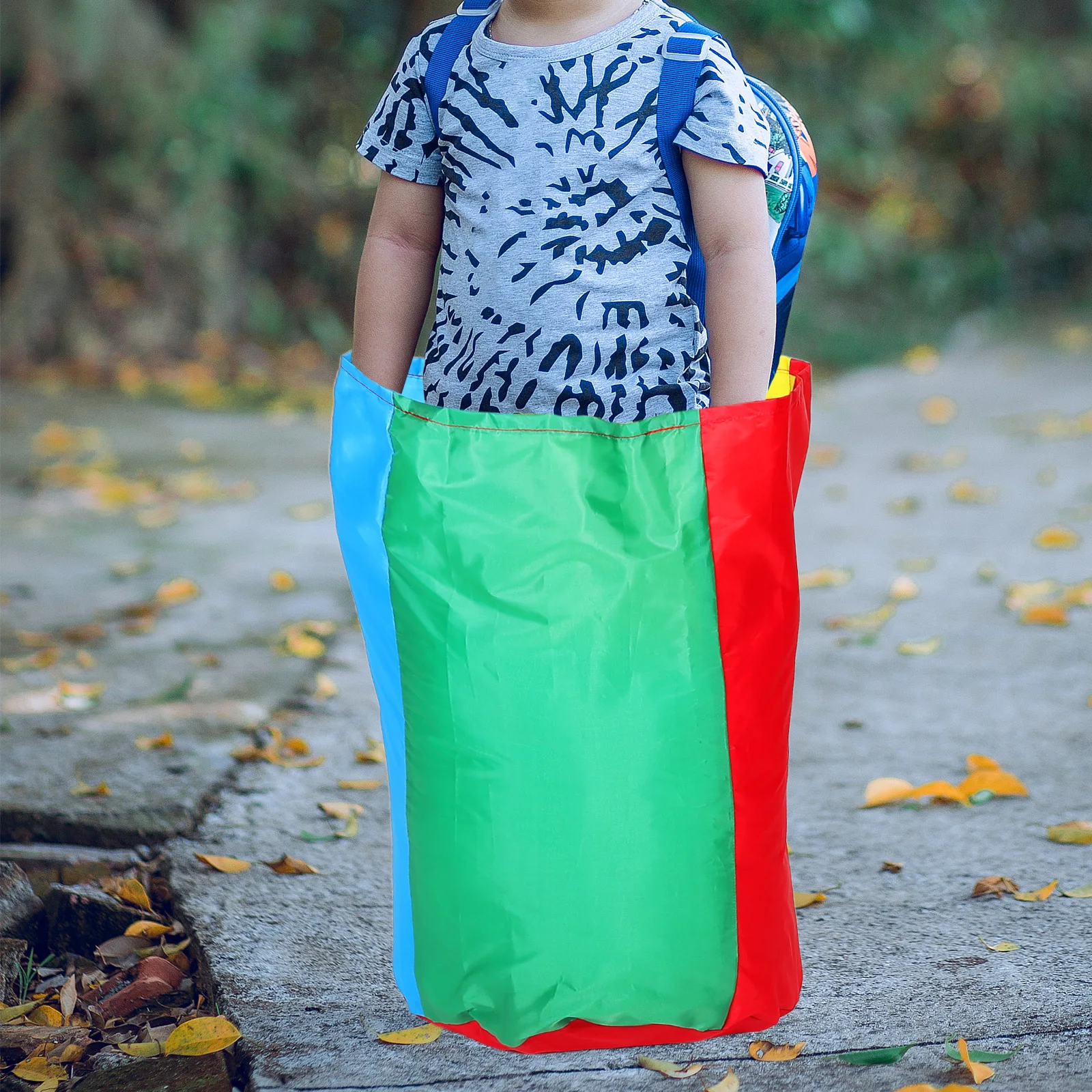 

1pc Children Jumping Kids Fun Sack Bag Sensory Training Thick Section Kids Sack Race Preschool Game Outdoor Fun