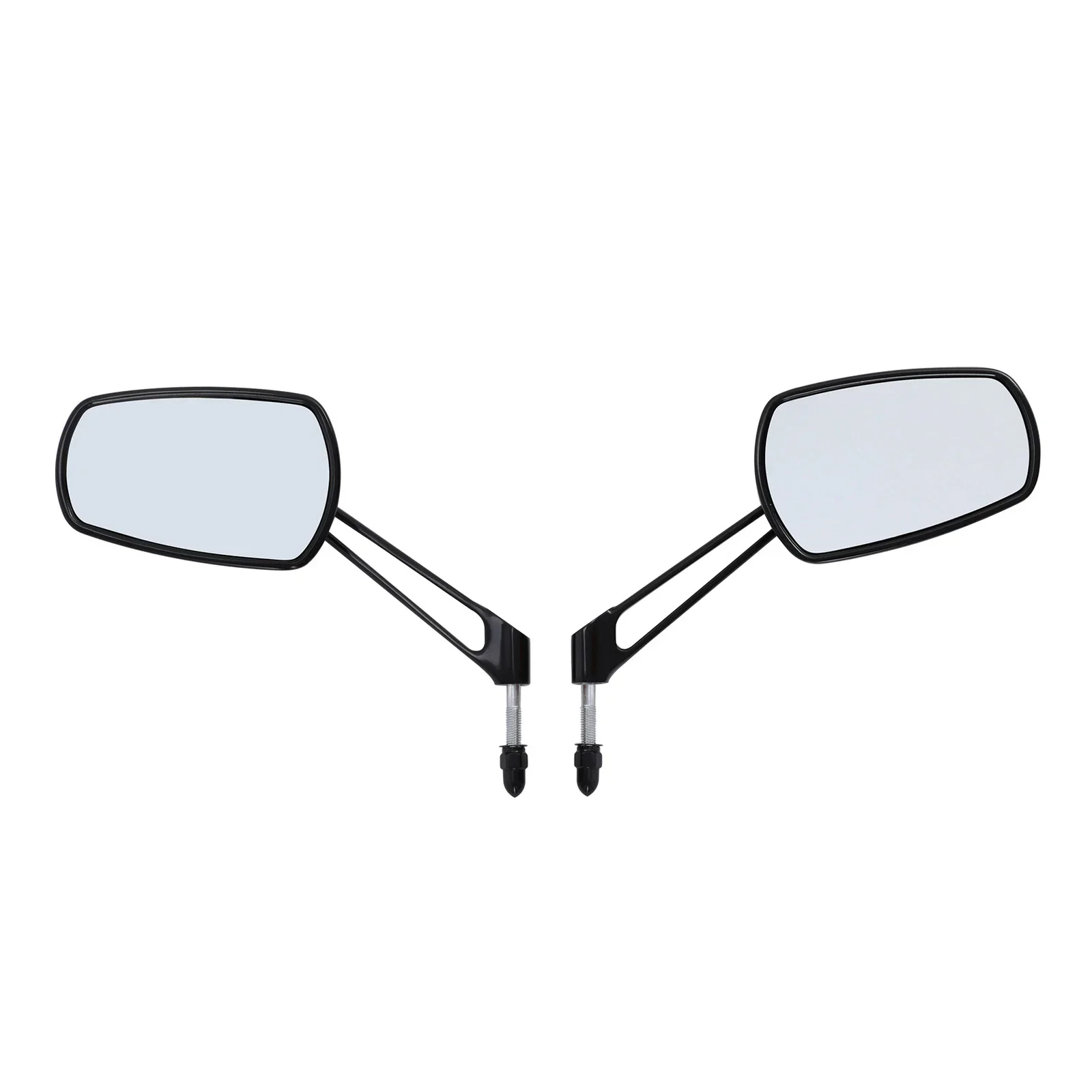 

Motorcycle Vivid Black Rear View Mirrors For Harley Touring Road King Street Glide Electra Glide Sportster XL Dyna