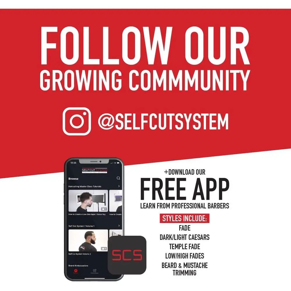 Miroir 3 voies réglable pour coupes de cheveux DIY, miroir à trois volets avec crochets en hauteur, 360 °   Voir, application d'apprentissage gratuite incluse (Lambo noir)