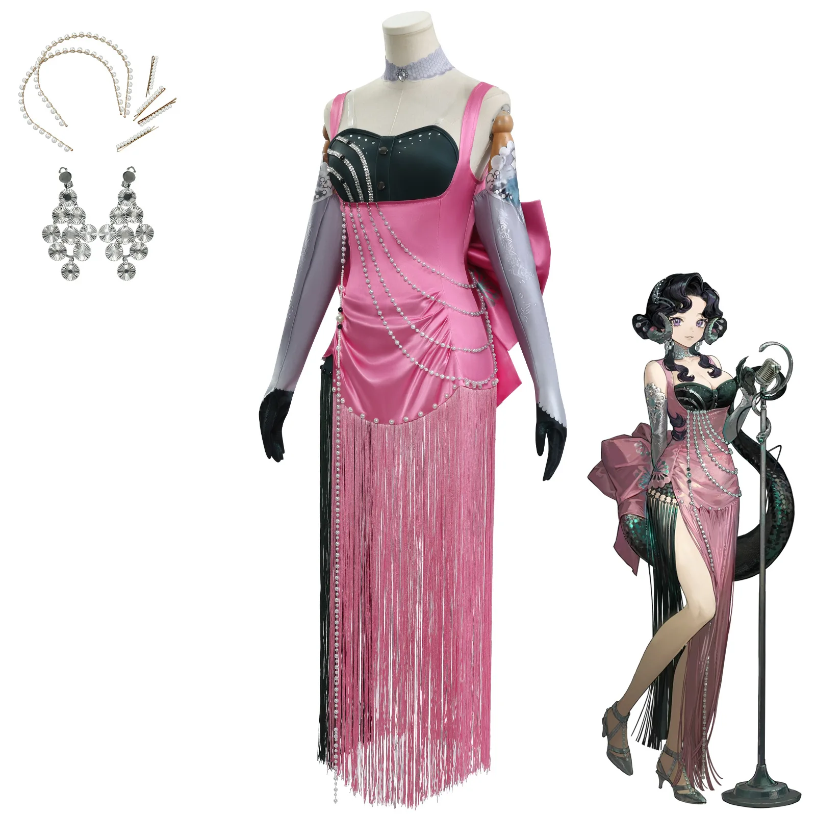 Reverse:1999 Anjo Nala Cosplay Nala Hari Cosplay Women Dress Elegant Temperament High Quality Dress