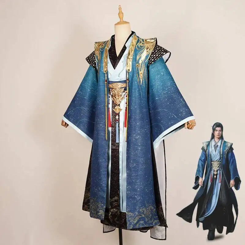 Halloween Cosplay Costume From "The Legend Of Immortal Cultivation" - Han Li's Yuenying Period Ancient Style Chinese Comic Men's view 3