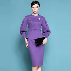 High End Celebrity Temperament Career Suit New Women'S Autumn Fashion Two Piece Set