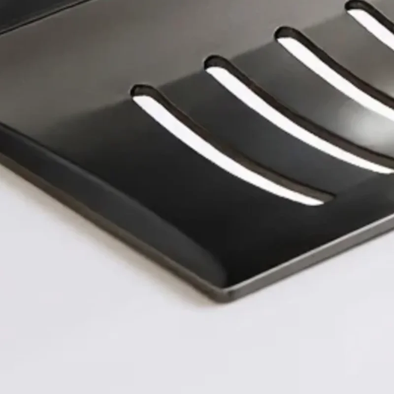 Carbon Stahl Badezimmer Dusche Lagerung Seife Tablett Rack Seife Tablett Wand Montiert Entwässerung Seife Tablett Box