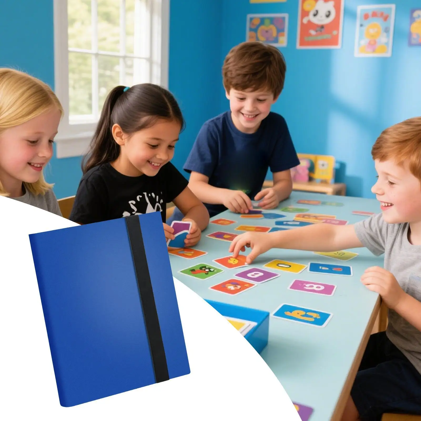 트레이딩 카드 바인더 20 페이지 스포츠 카드 홀더 컬렉션 바인더 취미를위한 소장 앨범 폴더 스토리지 주최자