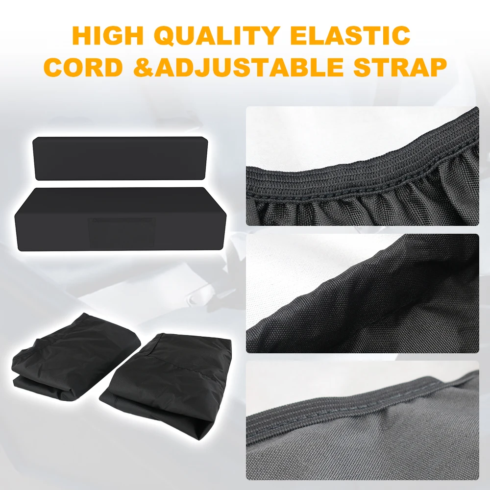 Fit For Kawasaki Mule 600 4X4 610 4x4 XC Mule SX 4x4 XC SE (FI) FE XC (CAMO)(FI) LE (FI) UTV Water-Resistant Seat Covers Set