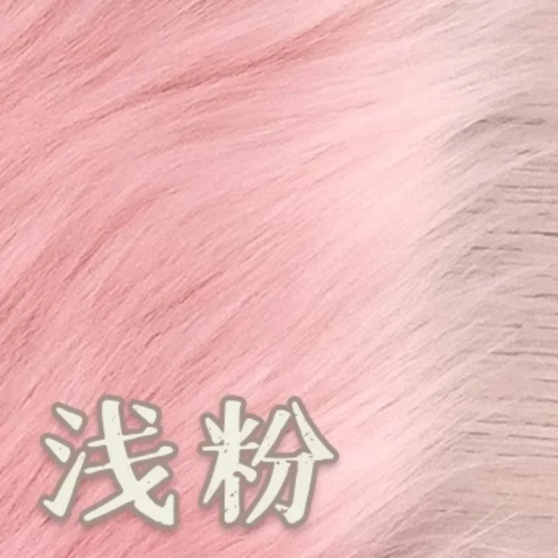 DIY Fur Imitate Fabric Polyester Medium Thickness Woven Technics 5-6cm Long Cosplay Fursuit Fur Material for Neck and Arm