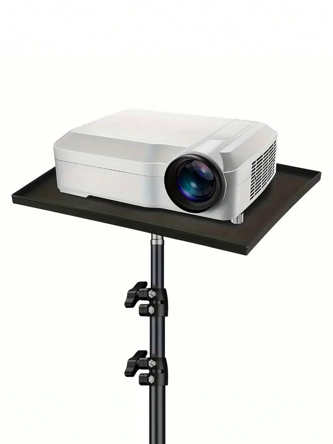 1pcs Adjustable Duty Projector Storage Tray Multi-Functional Portable ABS Organizer for Laptop Sound Cards And More