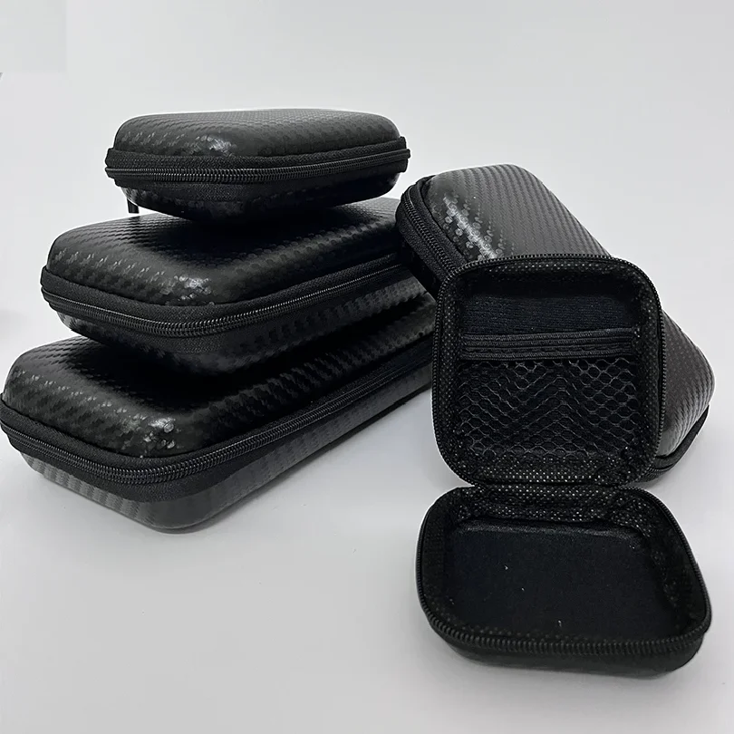 Car Terminal Removal Hard Case Portable Storage Bag Car Repair Tool Kit  Storage Carbon Fiber Pattern with Zipper Bag
