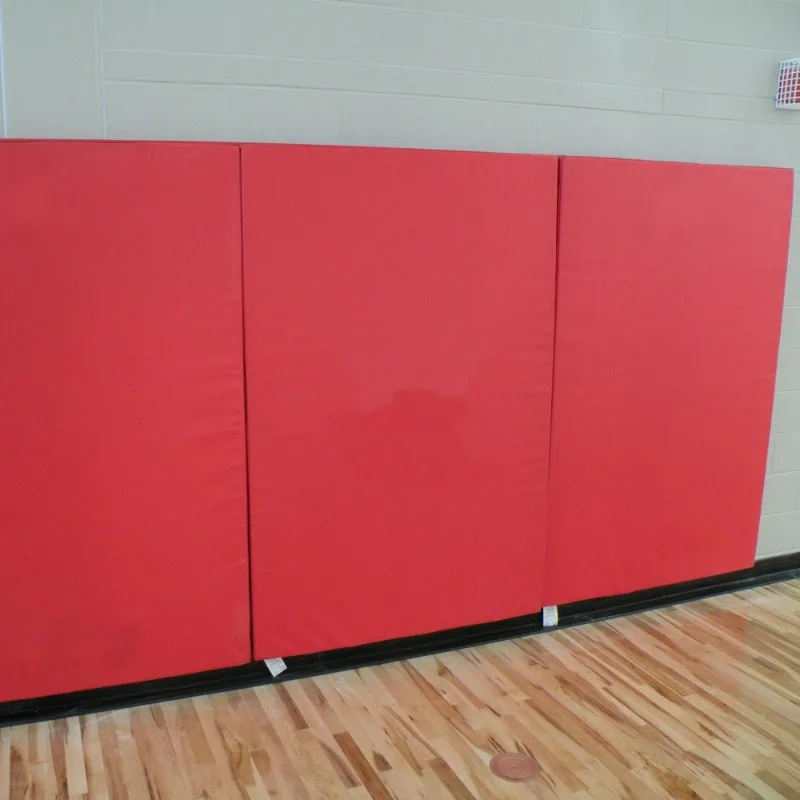 Custom Size Stick Logo Sport Soft Print Gym Padded Panel Mats Wall Padding Panel For Gym Safety Protection