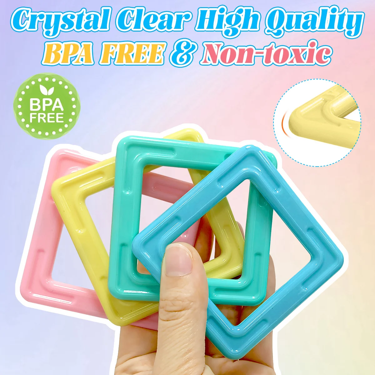 Ensemble de Construction magnétique Macaron de grande taille, modèle et blocs magnétiques, jouets éducatifs pour enfants, cadeaux d'anniversaire, cadeau magnétique