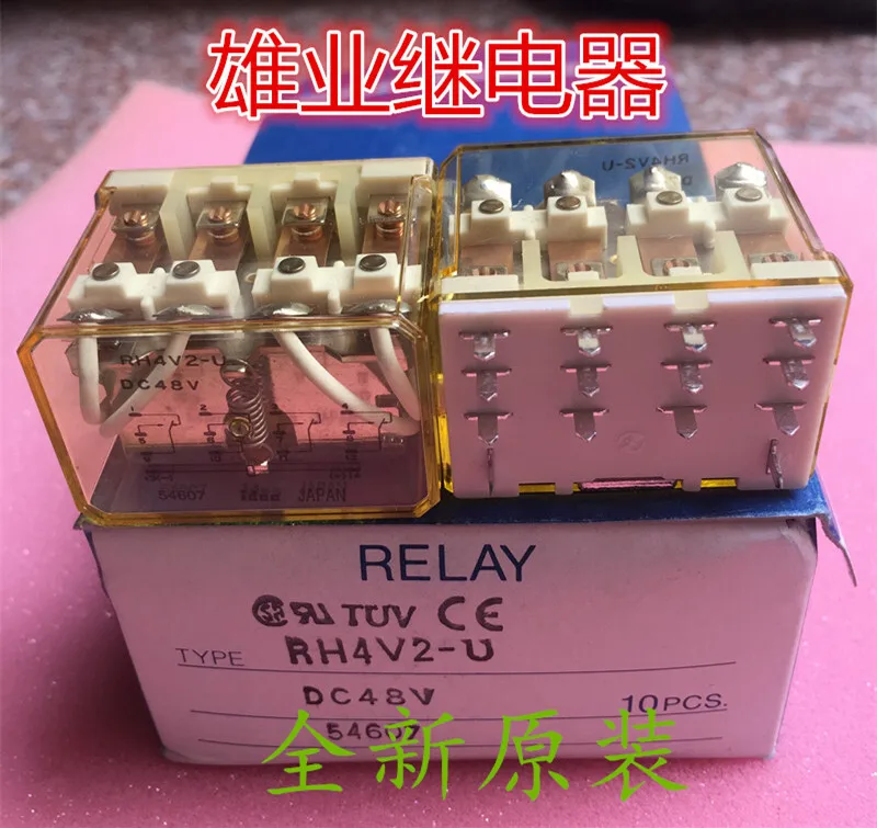 

1 шт. для абсолютно нового оригинального реле RH4V2-U DC48V с открытым и четырьмя закрытыми 14-контактными положениями