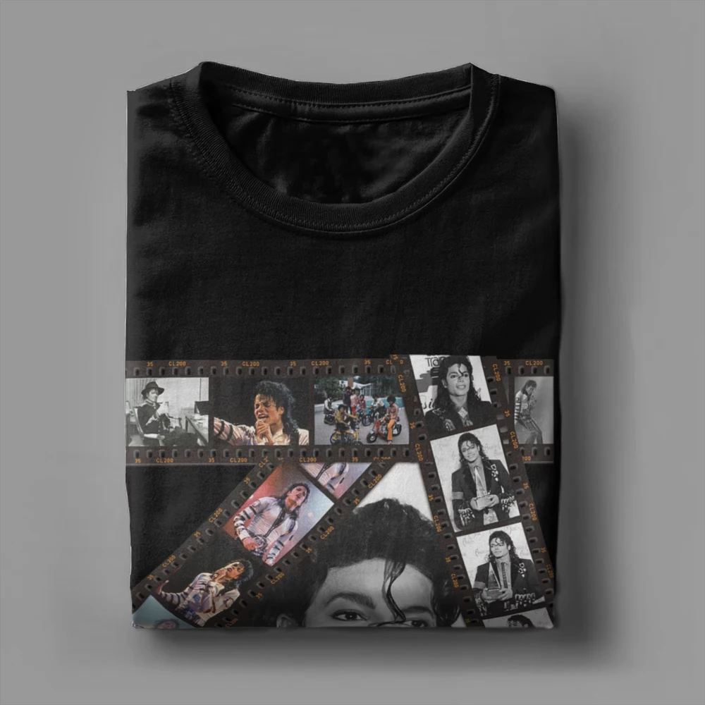 Men Women Printed T-Shirts The King of Pop Michael Jackson Funny Cotton Tee Shirt Short Sleeve T Shirts Crew Neck Clothes Summer