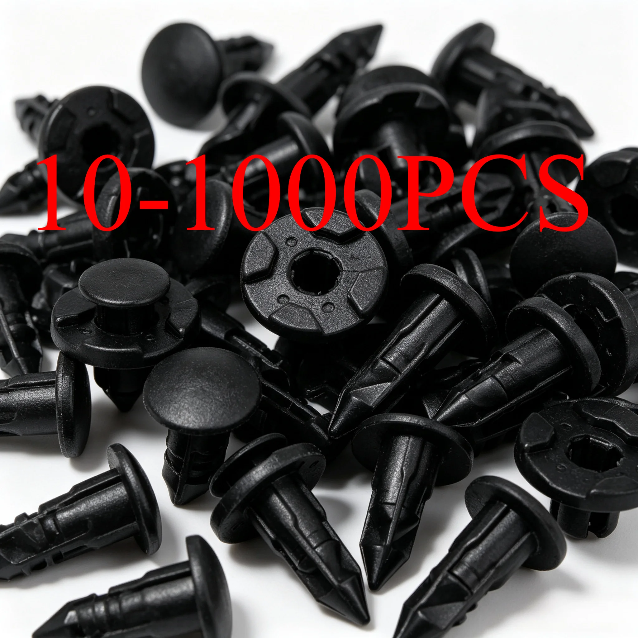 10-1000X For Nissan Lexus Subaru Mitsubishi 8mm Auto Fender Liner Bumper Cover Splash Shield Push Type Retainer Clip Fastener