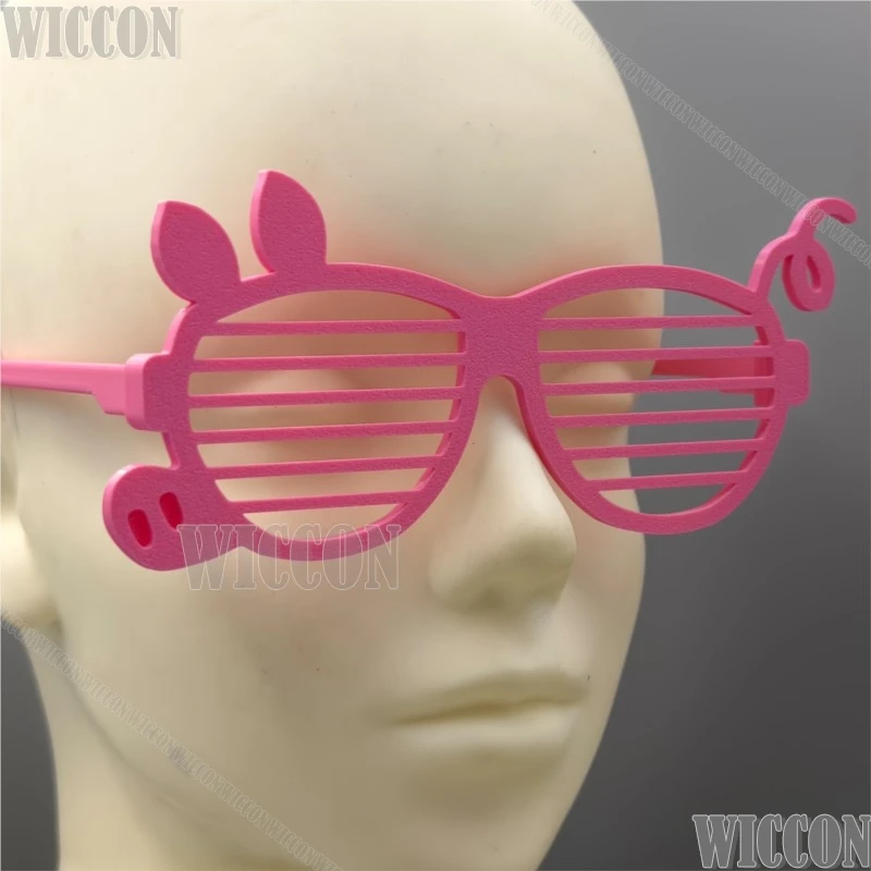 

Очки с розовой свиньей Kawaii Fox Niicck, оранжевая собака, косплей, взрослые и детские праздничные аксессуары, наряд для женщин и мужчин на Хэллоуин, Comic Con