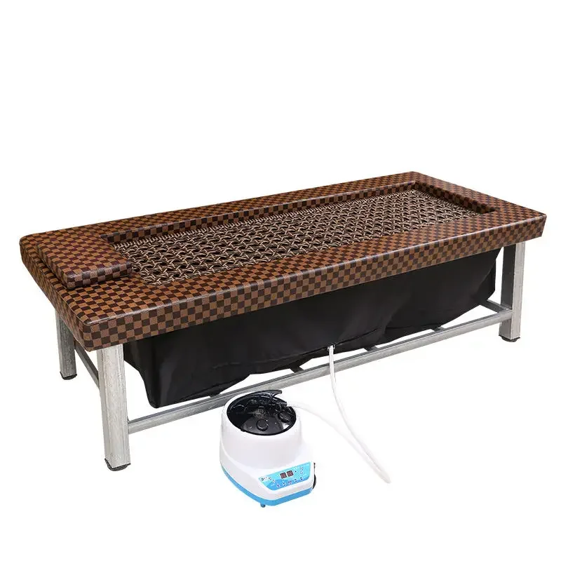 

yj7 Extended and Widened Traditional Chinese Medicine Steaming Bed Full Body Full Moon Sweating Moxibustion Home Massage Therapy