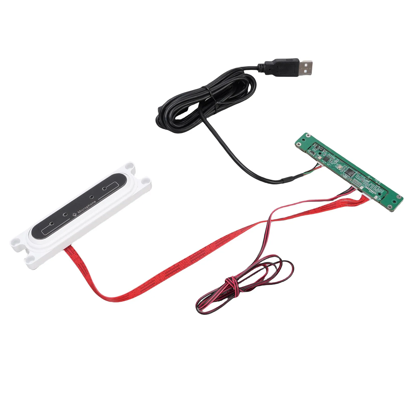 Biały Wbudowany 4-matrycowy Mikrofon Wszechkierunkowy Plug and Play Interfejs USB 2.0 dla Wins 7 Wins 10 Android