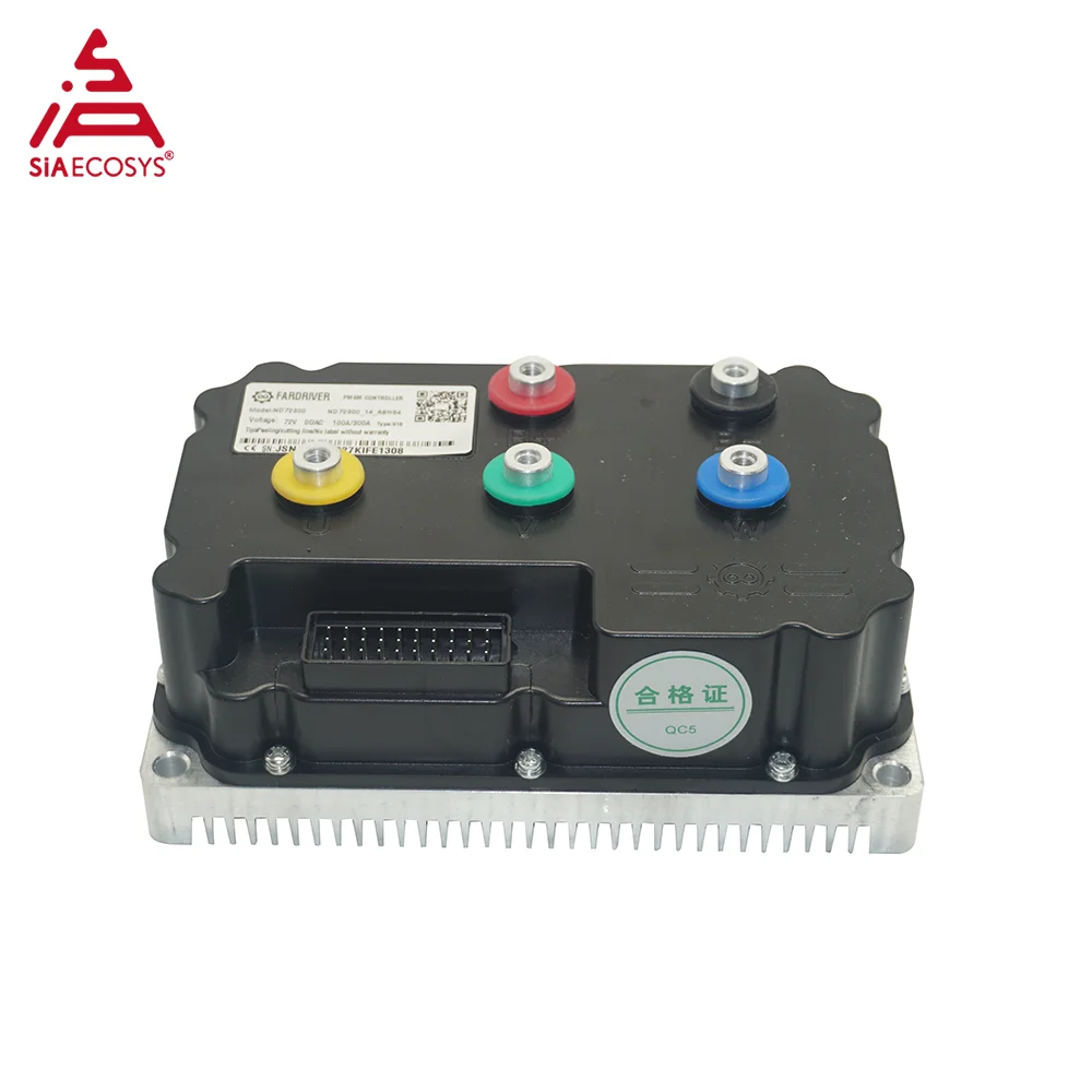 SIAECOSYS FARDRIVER ND72300 Controlador de motocicleta eléctrica 300A BLDC programable para 3KW QSMOTOR