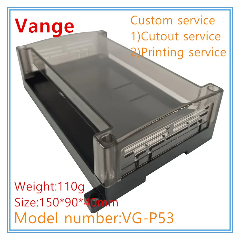 Vange PLC power support project box 150*90*40mm ABS plastic instrument enclosure