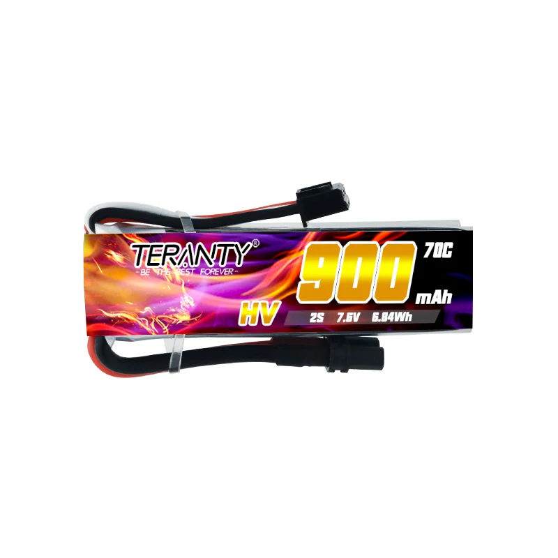 MAX 140C 7.6V 900mAh lithium battery high-voltage indoor flight model aircraft FPV drone TREANTY 2S aerial camera battery