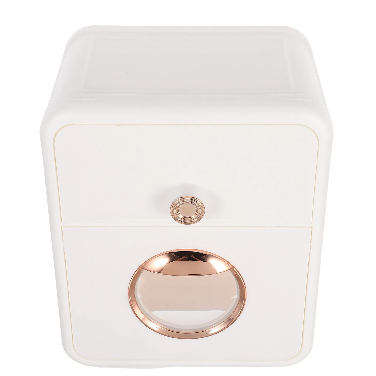 Wall-mounted Tissue Holder Paper Towel Shelf Toilet Storage Dispenser with Cover Drawer