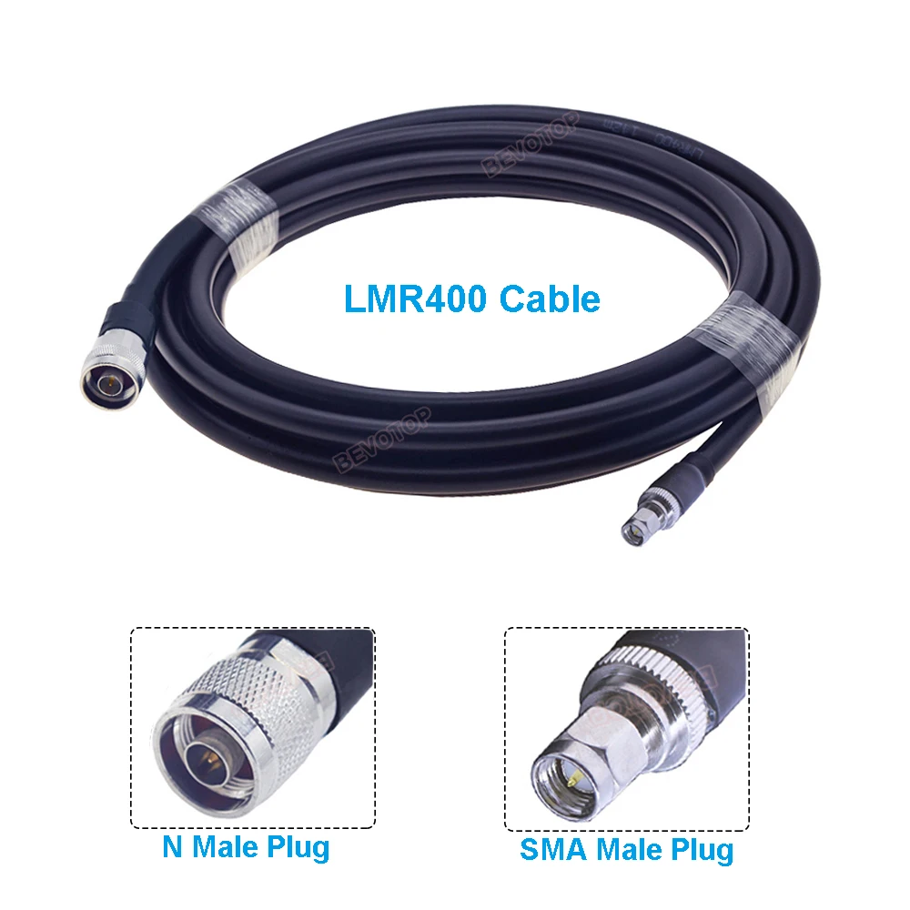 N Type Male to Female LMR400 Jumper Pigtail Radio WIFI Extension Cable for 4G LTE Cellular Amplifier Cell Phone Signal Booster