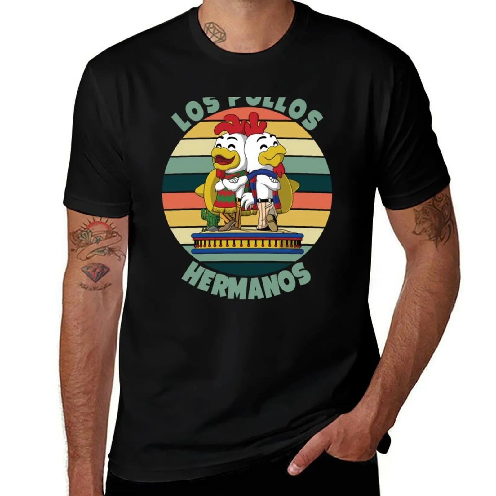 Los Pollos Hermanos - Retro T-Shirt Urban Style Print T-Shirt