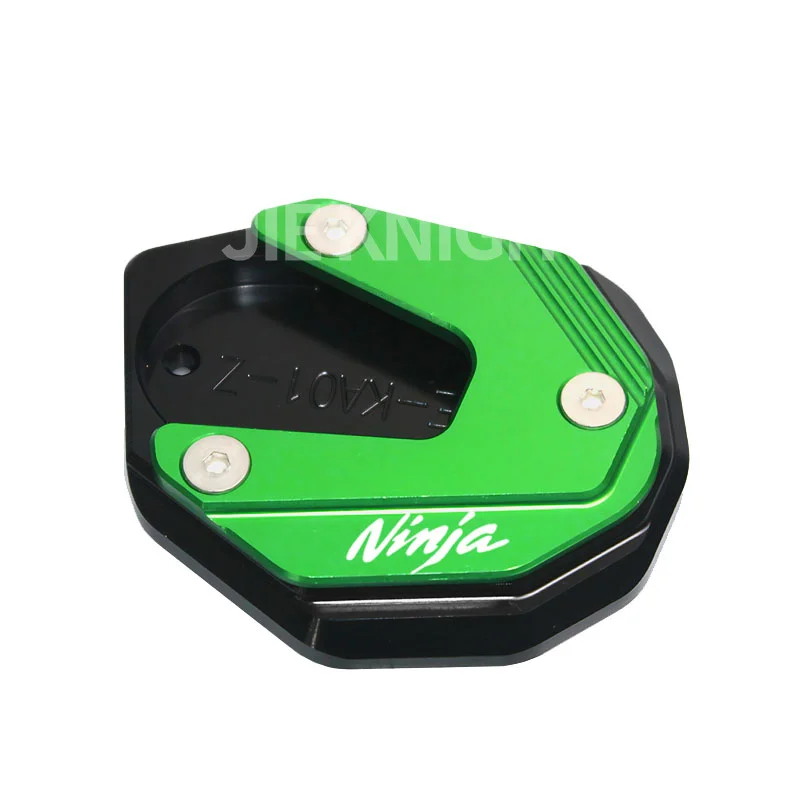 แผ่นรองขาตั้งข้างมอเตอร์ไซค์ CNC สำหรับ Kawasaki NINJA NINJA650 Ninja1000sx Ninja 650 1000sx ปี 2024