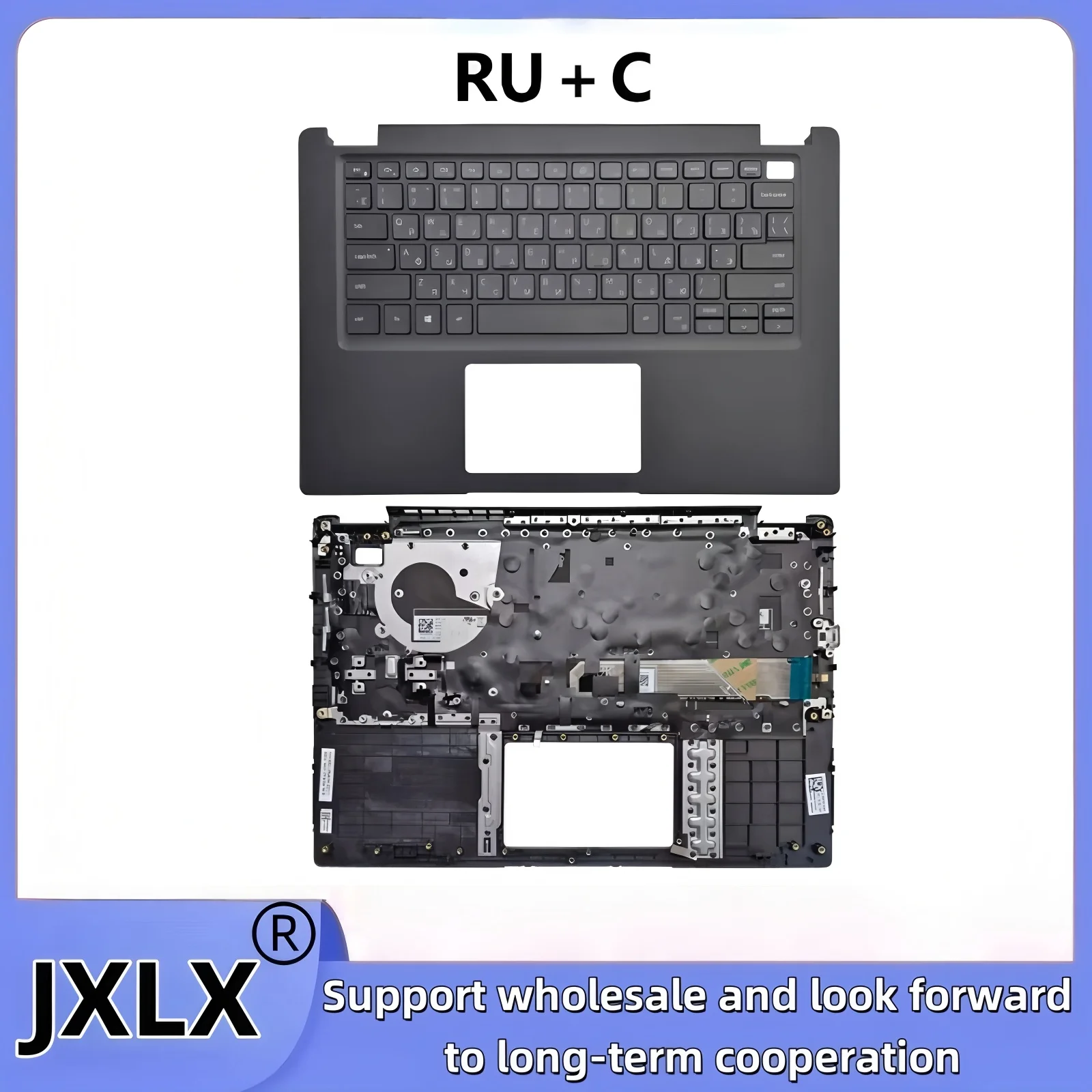 JXLX® New For Dell Latitude 3410 E3410 Laptop Integrated backlit keyboard palm rest cover/Backlight free integrated keyboard