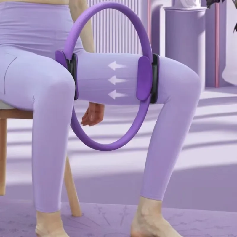 Yoga circle beautiful back thin legs shaping postpartum pelvic floor muscle training fitness yoga equipment Pilates circle