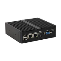 Industrial Mini PC Fanles Intel Celeron J6412 8GB DDR4 512GB M.2 NVMe SSD 2x COM RS485/232 2x GbE LAN 6x USB Windows 10/11 Linux 5