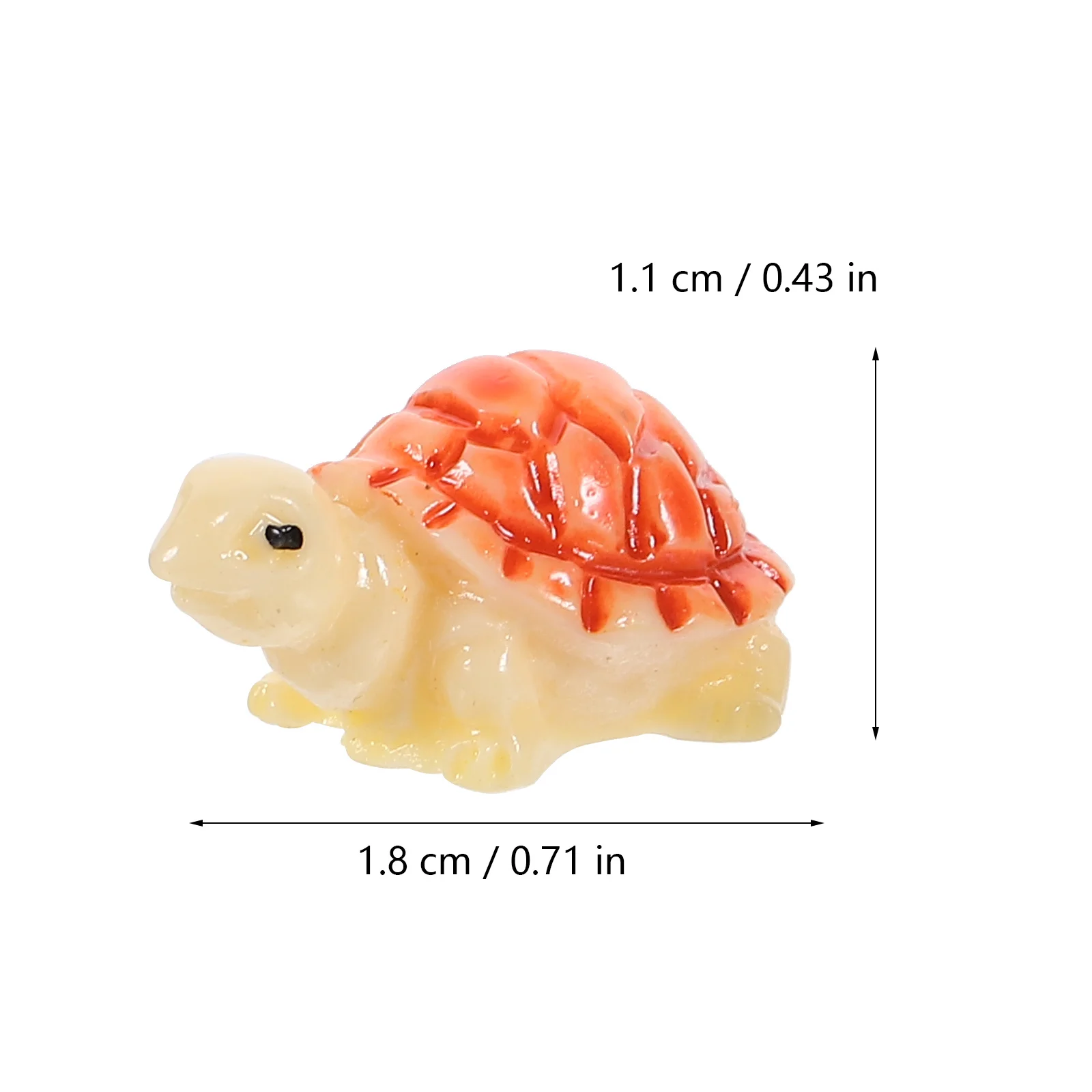 

15Pcs Small Turtle Decoration Resin Turtles Micro Landscape Scene DIY Terrarium Gift for Kids and Friends Micro Turtle Statue