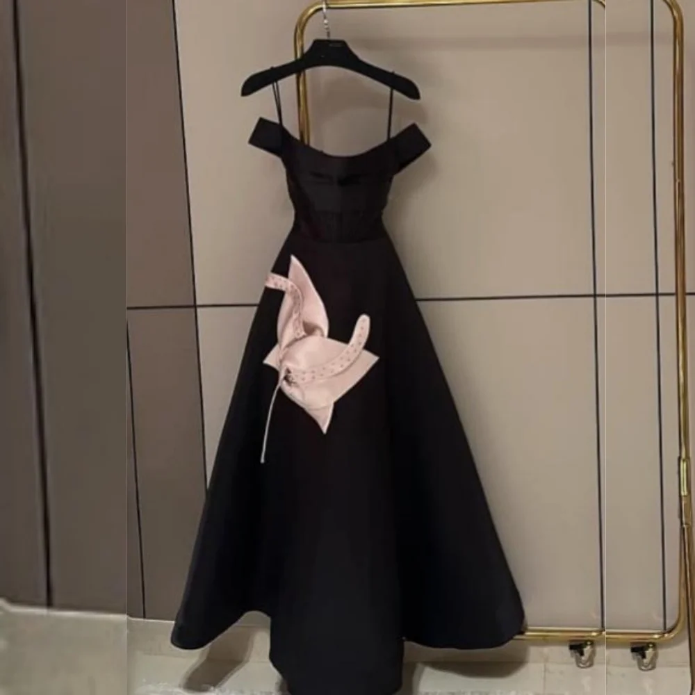 

Customized Applique Off-the-shoulder A-line Midi Dresses Bespoke Occasion Homecoming Elegant Simple Sizes Available