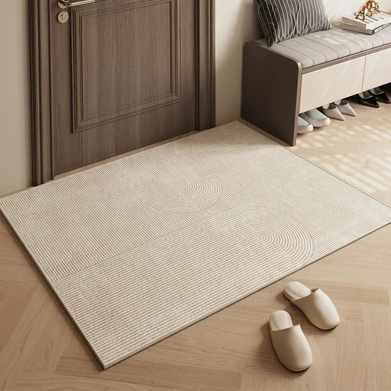 Home Entrance Carpet Entry Doormat Entrance Durable Non-Slip Door Mat Entryway Rug Loop Pile TPR Floor Mat for Home Decor
