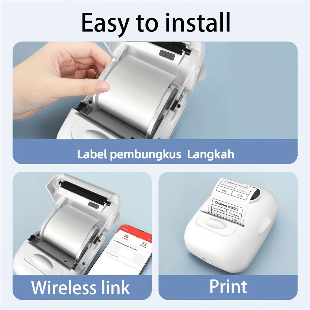 40*30mm/230pcs Direct Thermal Printing Label Paper Solid Color thermal label printing paper Commercial Grade Label Sticker