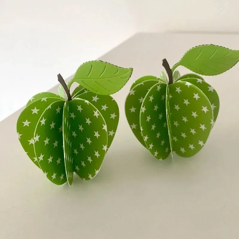 Piggy Craft metal cutting dies cut die mold 3D Folded apple flower Scrapbook paper craft knife mold blade punch stencils dies view 4
