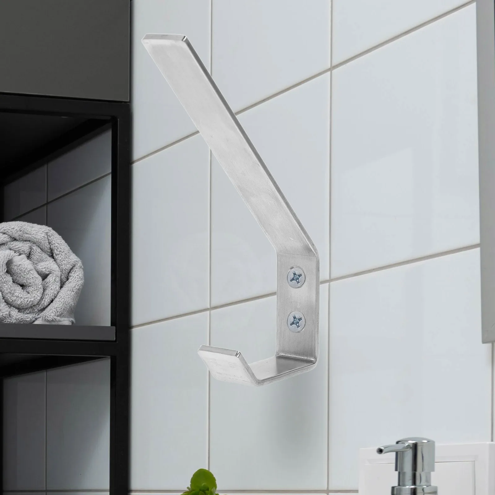 

Настенный держатель, крючок, вешалки для шляп из нержавеющей стали для демонстрации куртки мотоцикла, решение для экономии места