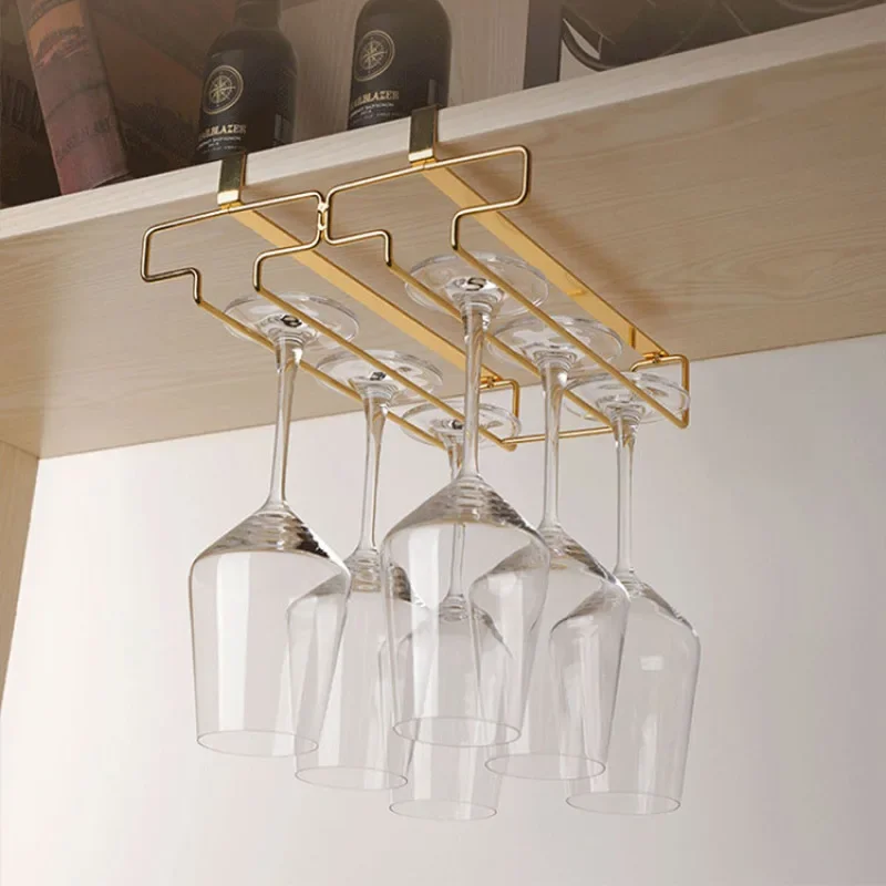 Hanging Wine Glass Rack Storage Rack Red Wine Glass Water Glass Rack Display Rack Drain Glass Rack Grape Wine Rack Champagne