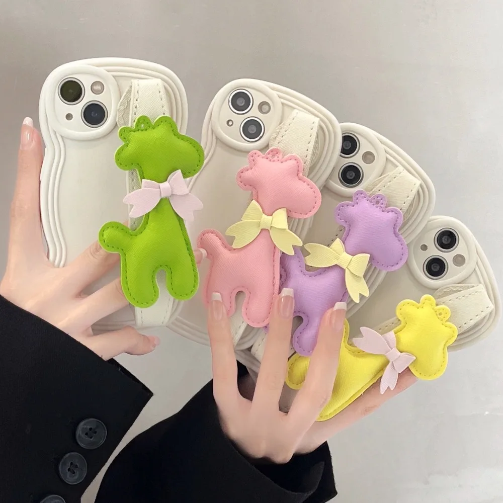 

INS корейский милый пони кулон браслет мягкий чехол для телефона для iphone 17 16 15 14 13 12 11 X XS XR Pro Max Plus защитный чехол