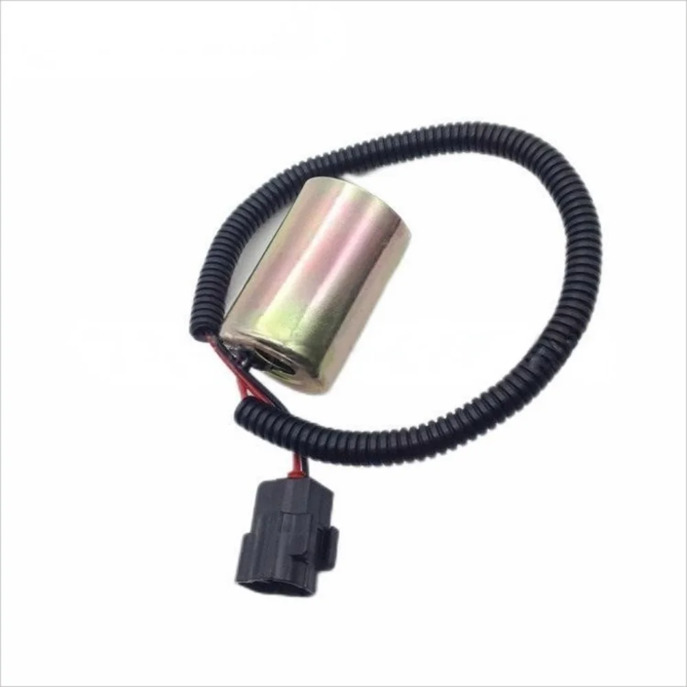 φ14.6mm 53mm 12V Solenoid Coil FlyingBull | Replacement for Doosan Daewoo DH60-5/7 Excavator Insertion Coil