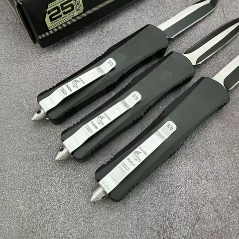 मिनी A07 वापस लेने योग्य उपयोगिता चाकू 440C ब्लेड लड़ाकू सैन्य उपकरण कैम्पिंग शिकार और आउटडोर जीवन रक्षा आत्मरक्षा पुरुषों का उपहार 6 best sales स्टिलेट्टो स्वचालित चाकू - №2