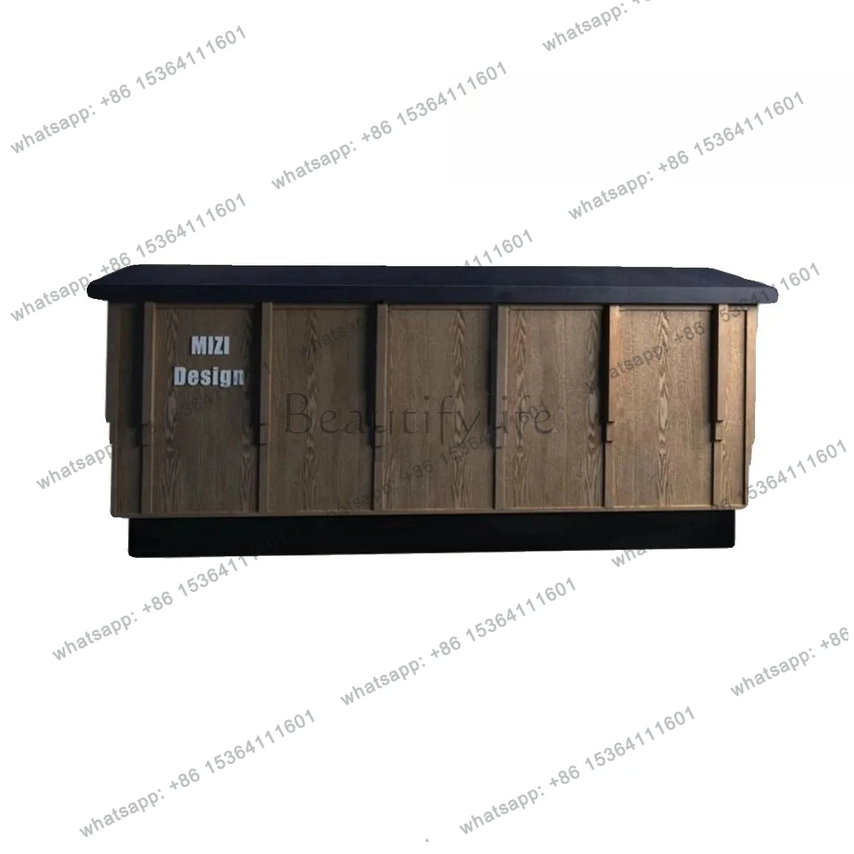 

Retro industrial style bar coffee shop milk tea shop gym front desk restaurant checkout page