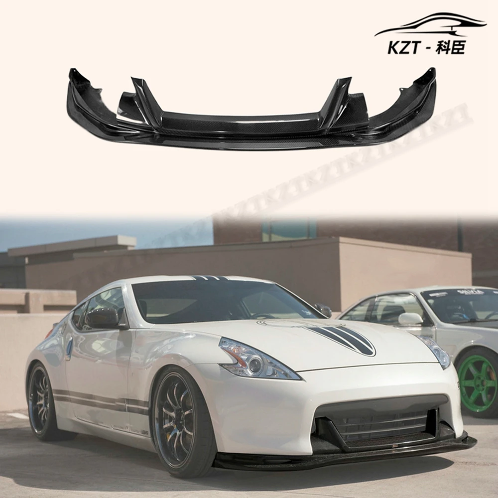 

For Nissan 09-12 370Z Z34 Zenki Early Model Tps Style Front Lip (Pre-Facelift) Carbon Fiber