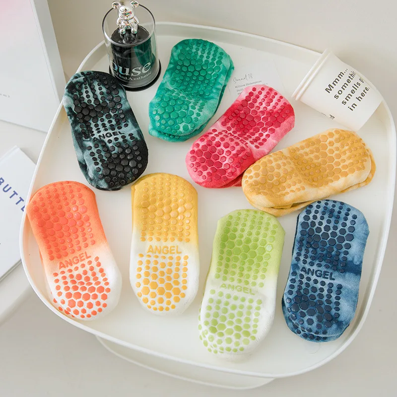 

Носки для йоги, женские хлопковые цветные силиконовые нескользящие полотенца для пилатеса, носки с низкой лодыжкой Barre, спортивные тренировочные носки для фитнеса