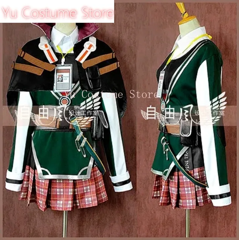 Yu Costume Anime Arknights Bagpipe Vanguard RHODES ISLAND Game Suit Uniform Cosplay Costume Halloween Outfit Women