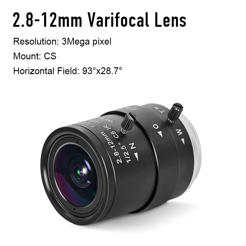 2MP 3MP Varifocal Lens 2.8-12mm 5-50mm 5-100mm Zoom 1/2.5