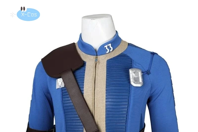 Costume de Cosplay de l'Homme avec Numéro Personnalisé 33, Ensemble Complet et Articles Individuels Vendus